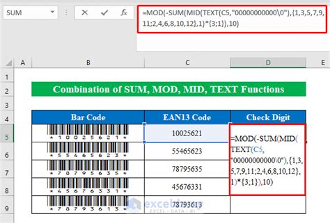 What is the formula for check digit in AWB?