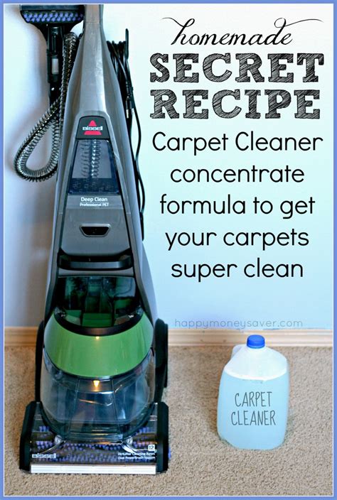 What is the formula for homemade carpet cleaner?