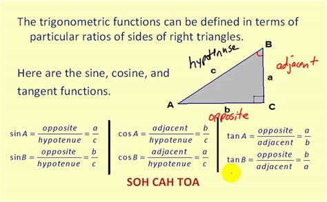 What is the formula for solving trigonometry?