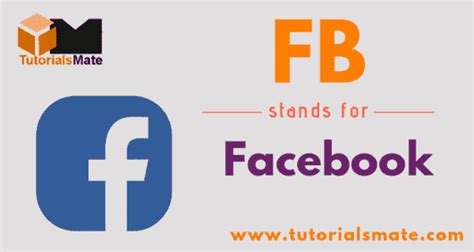 What is the full form of FB?