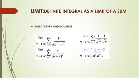 What is the full form of lim?