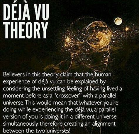 What is the glitch theory of déjà vu?