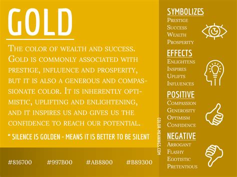 What is the golden psychology of colour?