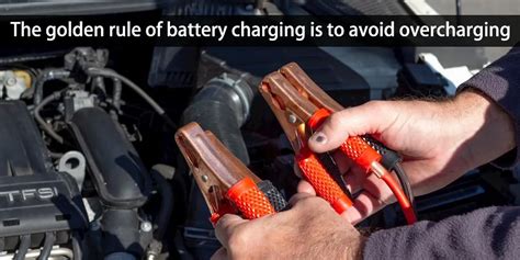 What is the golden rule of battery charging?