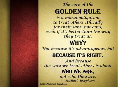 What is the golden rule of love?