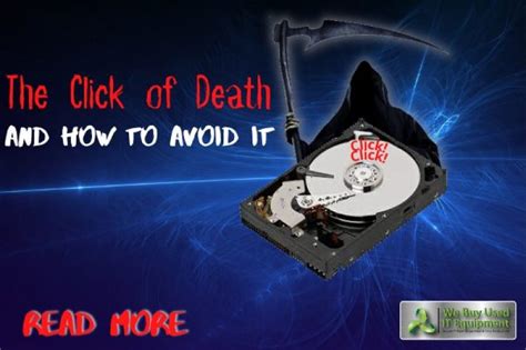 What is the hard drive click of death?