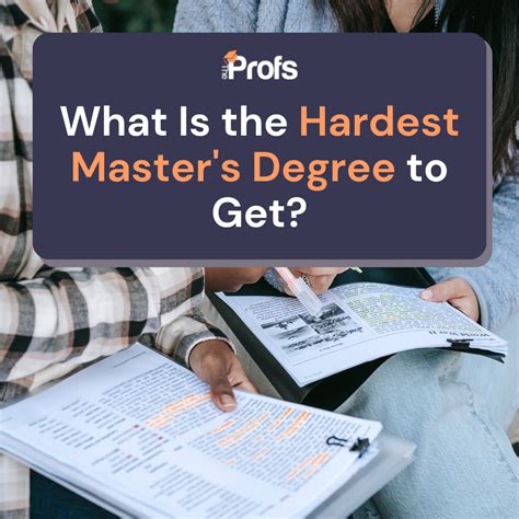 What is the hardest master's degree?