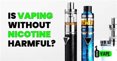 What is the healthiest vape without nicotine?