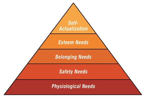 What is the hierarchy of human needs by?