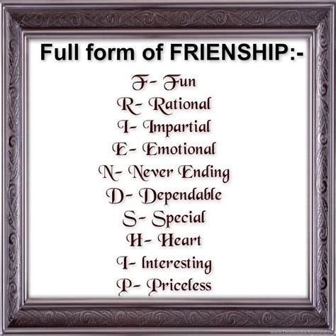 What is the highest form of friendship?