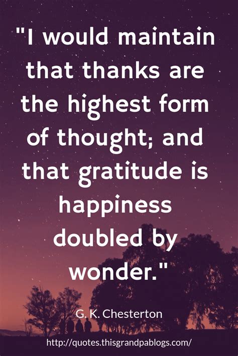 What is the highest form of gratitude?