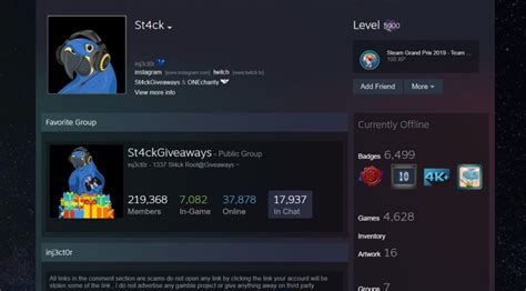 What is the highest rank Steam profile?