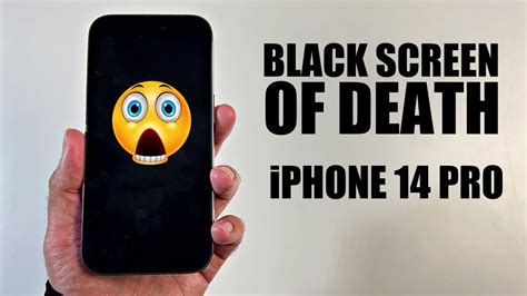What is the iPhone black screen of death?