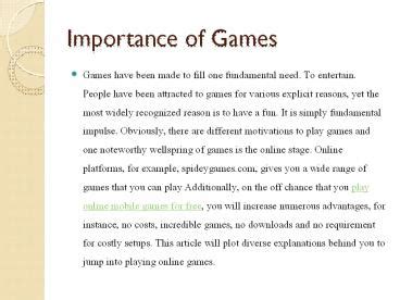 What is the importance of games in culture?