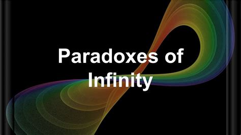 What is the infinity paradox called?