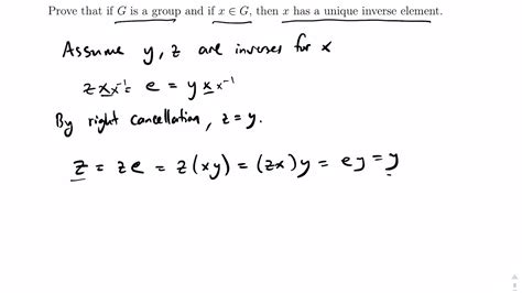 What is the inverse of a group?