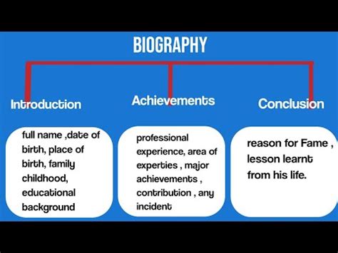 What is the key element of biography?
