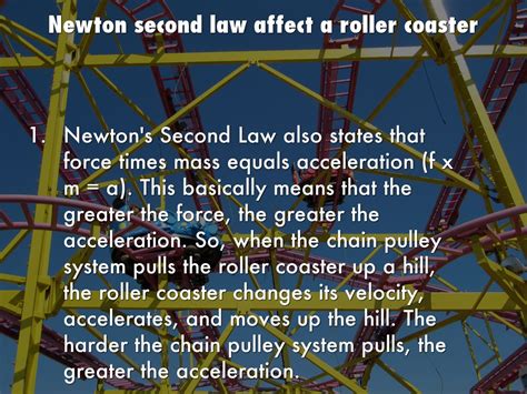 What is the law of motion in a roller coaster?