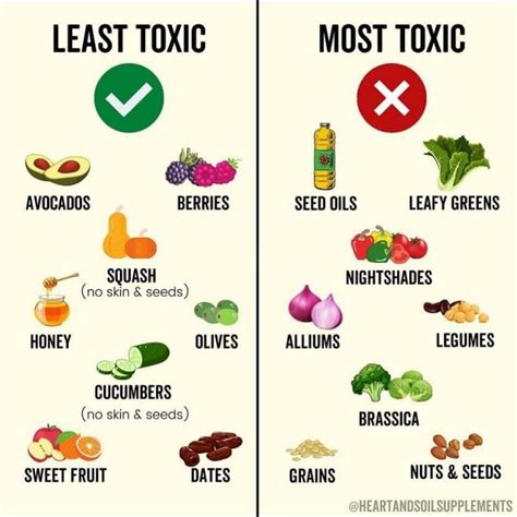 What is the least toxic fruit?