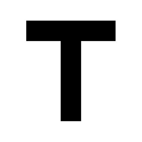 What is the letter T with a bar?