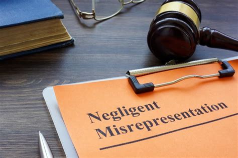 What is the liability for negligent misrepresentation?
