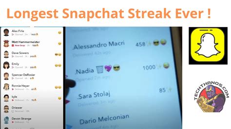 What is the longest Snapchat streak ever?