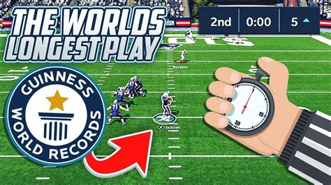 What is the longest play in the world?