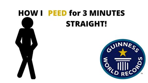 What is the longest time someone has peed for?