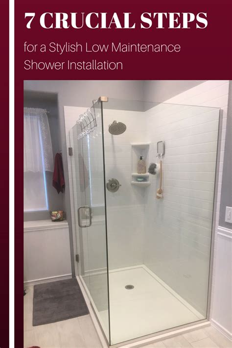 What is the lowest maintenance shower?