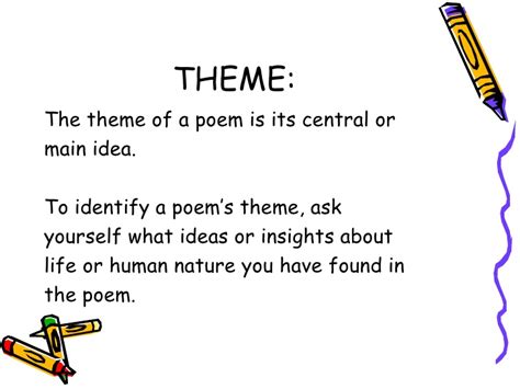 What is the main theme in the poem?