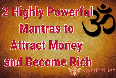 What is the mantra for money attraction?