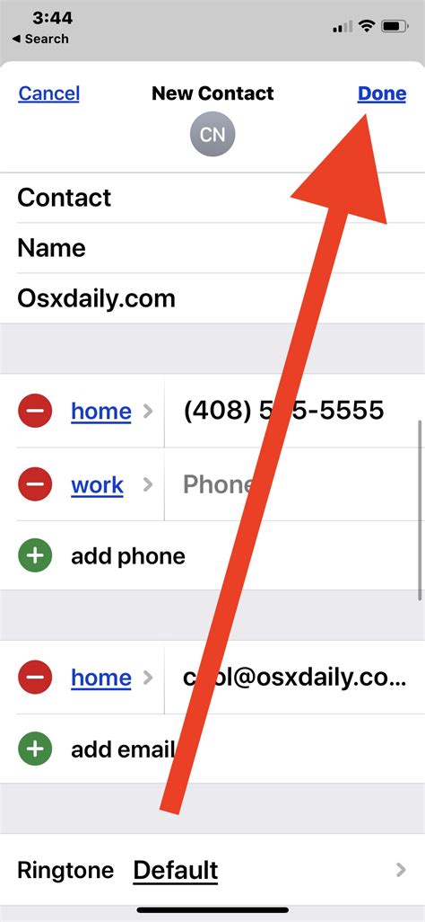 What is the max number of contacts on iPhone?