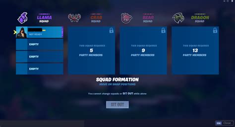 What is the max party size in Fortnite?