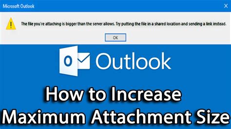 What is the maximum amount of attachments in Outlook?