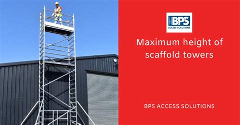 What is the maximum height of what scaffold is 20 feet?