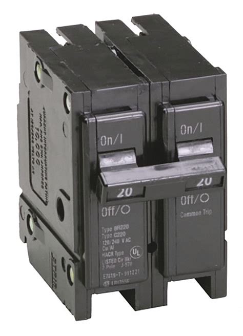What is the maximum load on a 20A breaker?