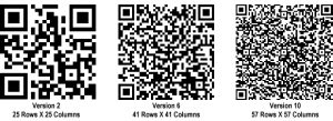 What is the maximum size for a QR code for print?