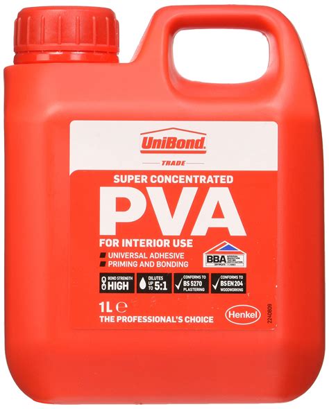 What is the maximum temperature for PVA glue?
