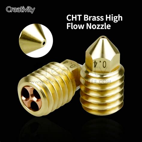 What is the maximum temperature for brass nozzles?