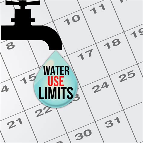 What is the maximum water limit per day?