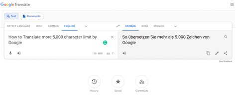 What is the maximum word limit for Google Translate?