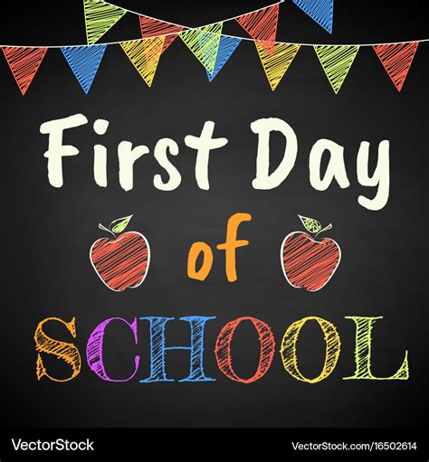 What is the meaning of first day of school?