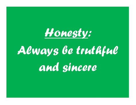 What is the meaning of honest person?