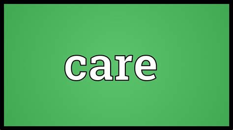 What is the meaning of in care of?