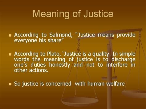 What is the meaning of justice in human relationship?
