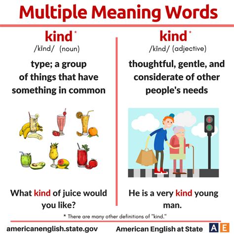 What is the meaning of kind person?