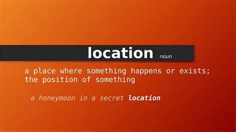 What is the meaning of location privacy?