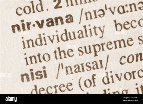 What is the meaning of nirvana in Oxford dictionary?