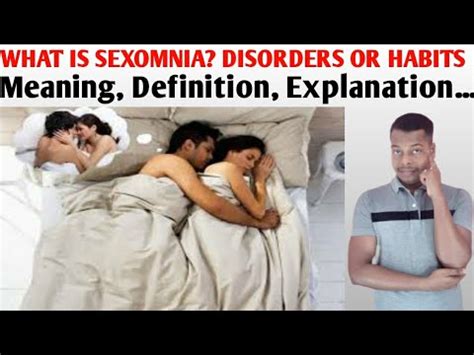 What is the meaning of sexsomnia?