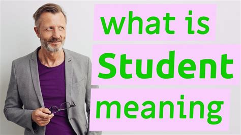 What is the meaning of student for life?